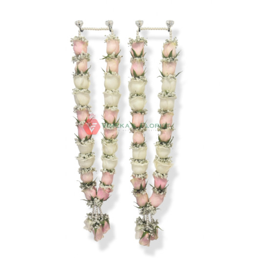 Baby breath & Rose Garland