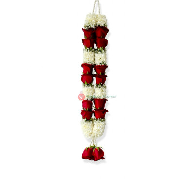 Carnation & Rose Baby breath Garland