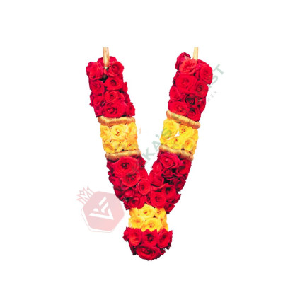 Button Rose Temple Garland (Each)