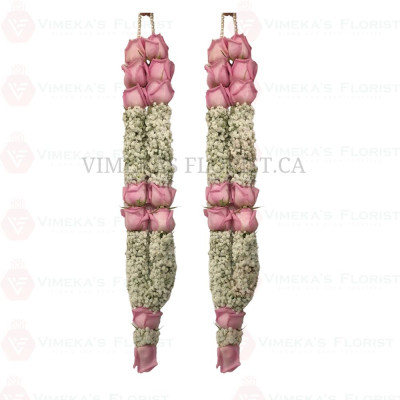 Baby Breath + Rose Wedding Garland (Each)