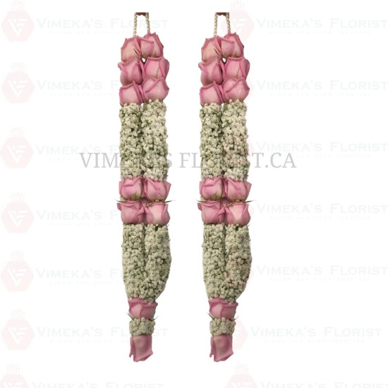 Baby Breath + Rose Wedding Garland (Each)